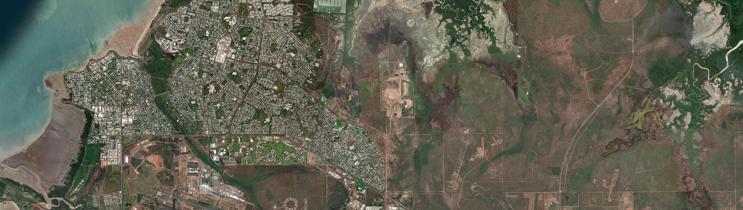 Aerial view of Holmes, NT