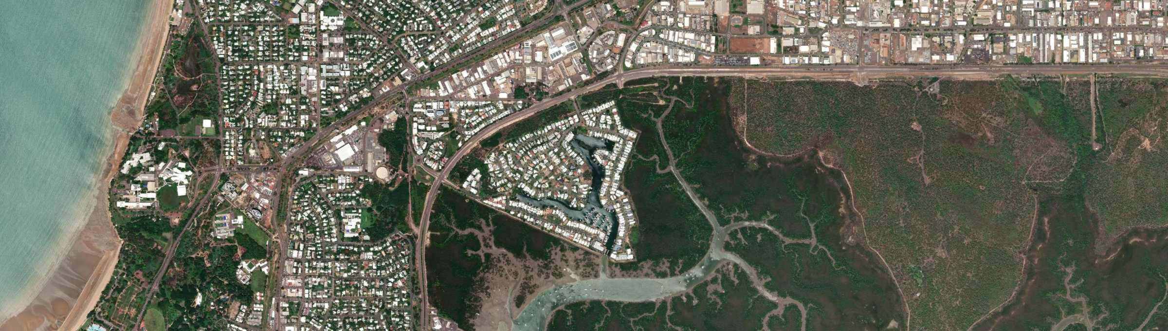 Aerial view of Bayview (NT), NT