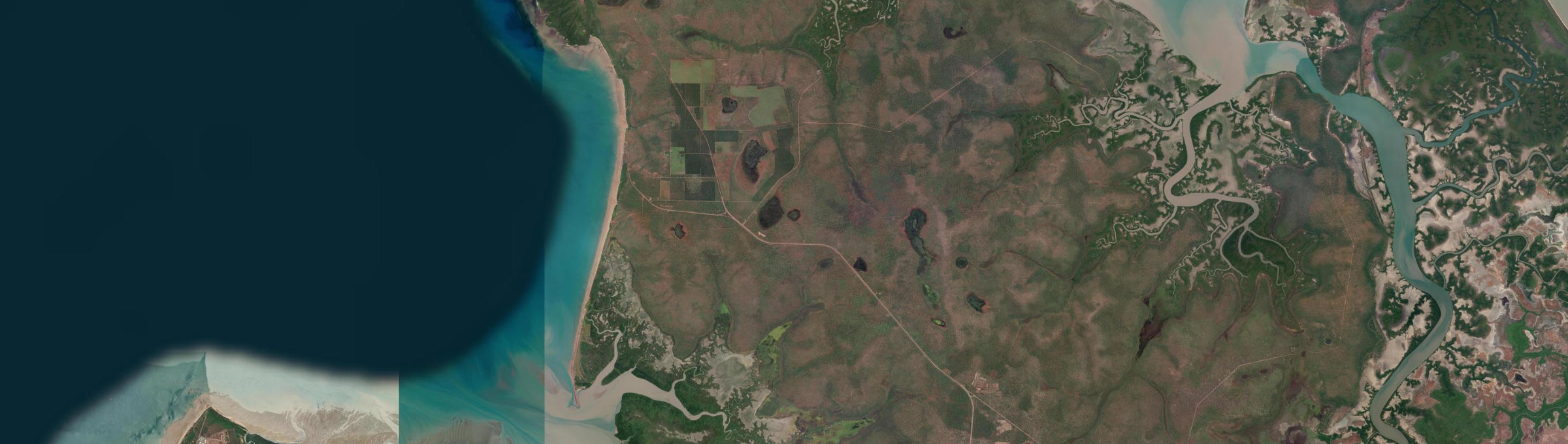 Aerial view of Murrumujuk, NT