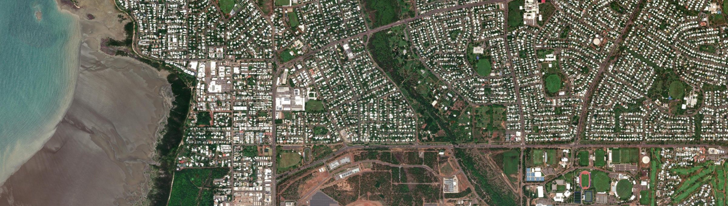 Aerial view of Millner, NT