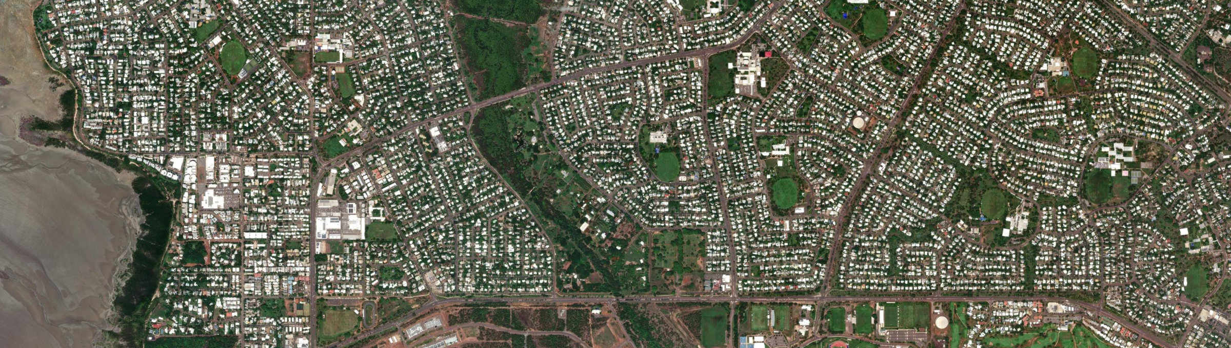 Aerial view of Jingili, NT
