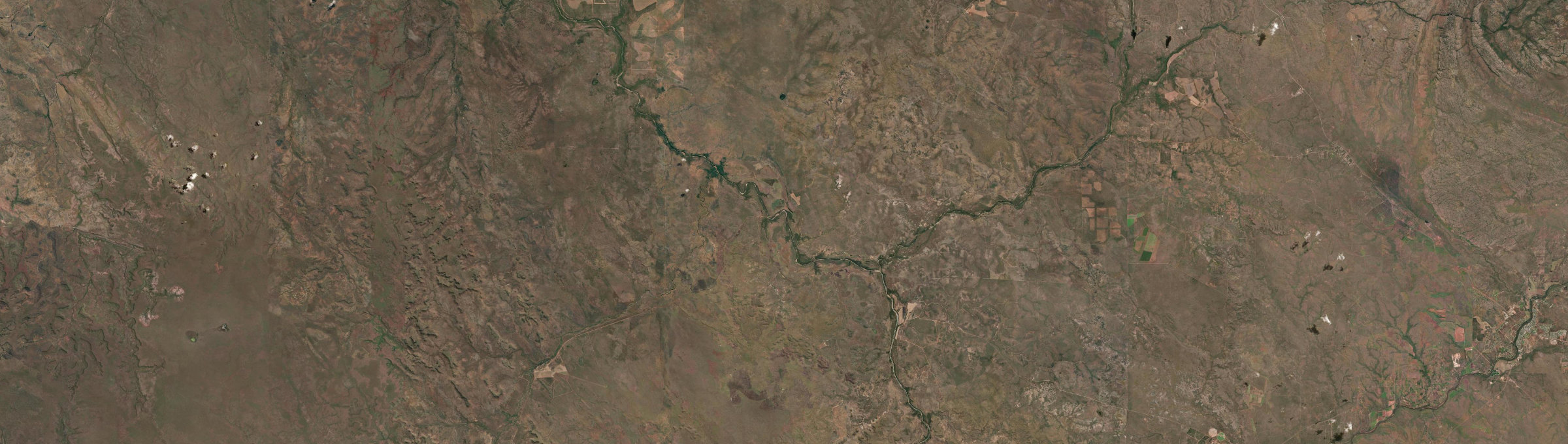 Aerial view of Claravale, NT