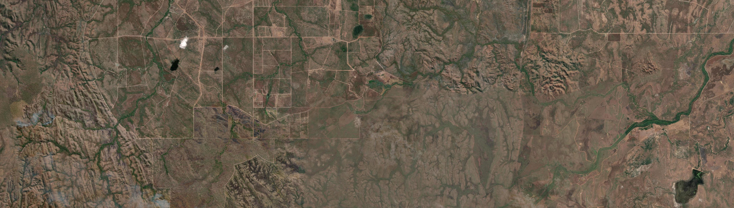 Aerial view of Stapleton, NT