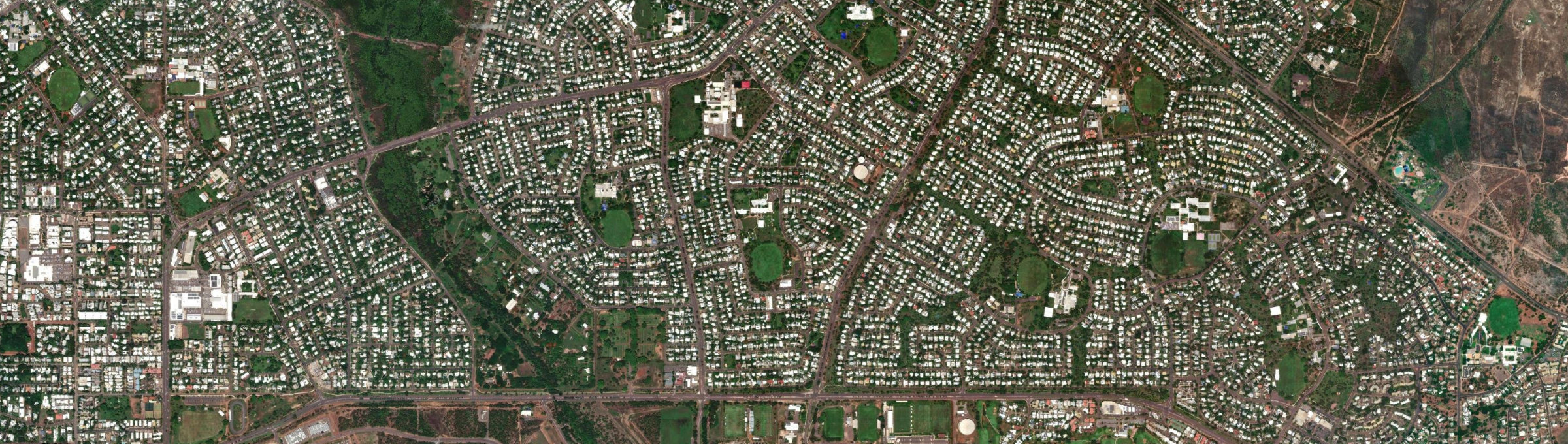 Aerial view of Moil, NT