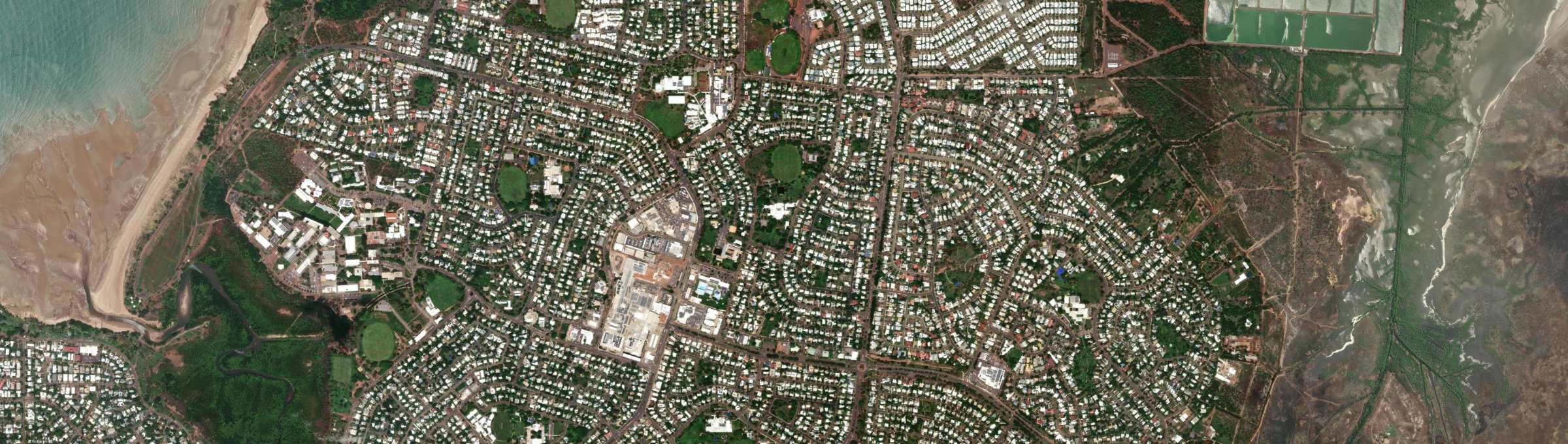 Aerial view of Wanguri, NT