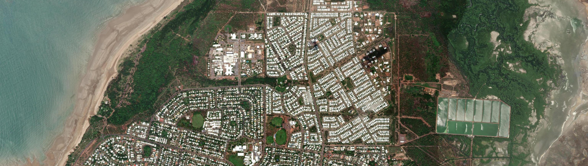 Aerial view of Lyons (NT), NT