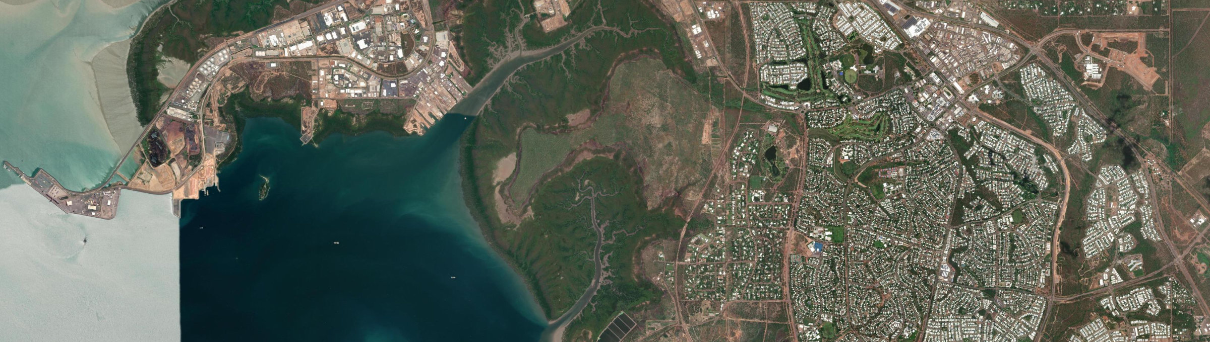 Aerial view of Elrundie, NT