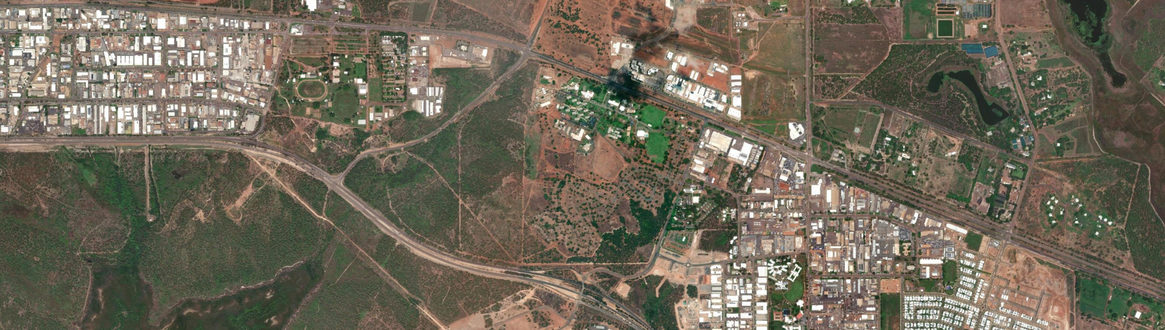 Aerial view of Coonawarra (NT), NT