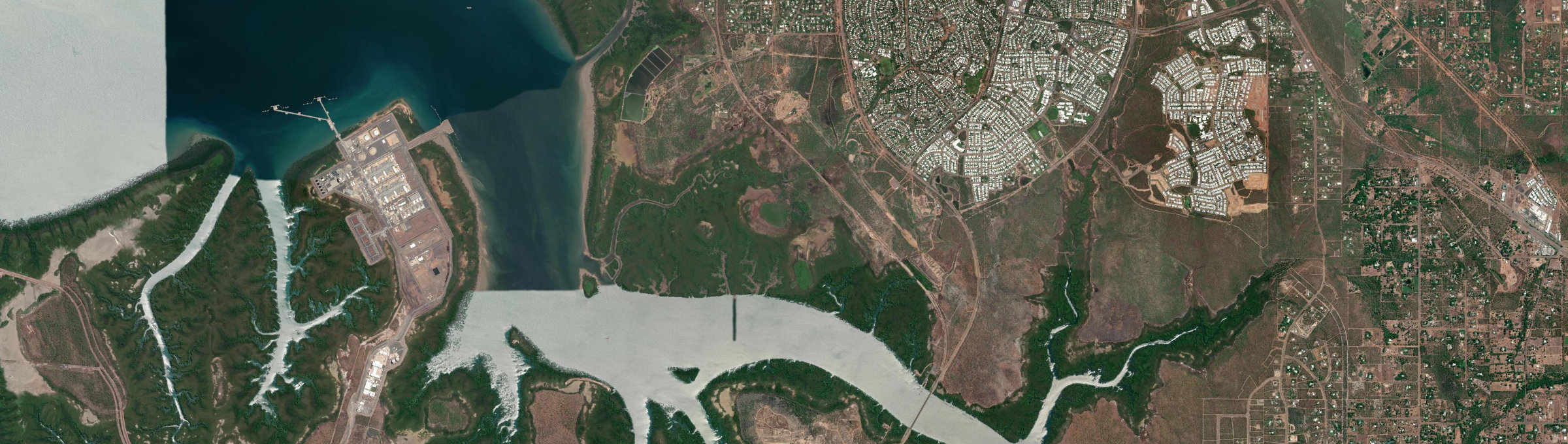 Aerial view of Archer, NT