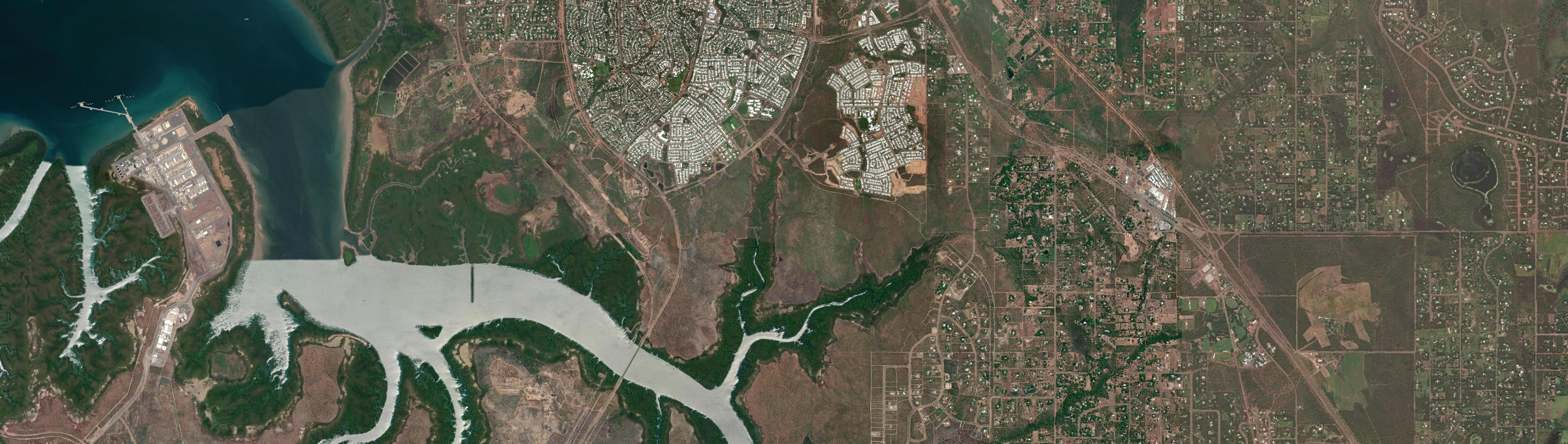 Aerial view of Mitchell (NT), NT