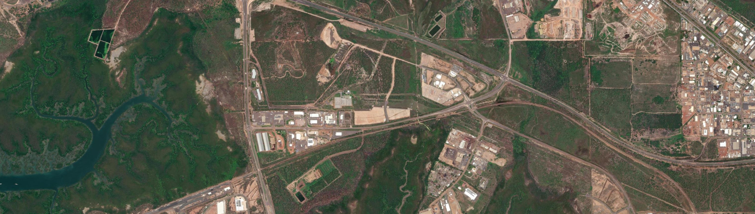 Aerial view of Wishart (NT), NT