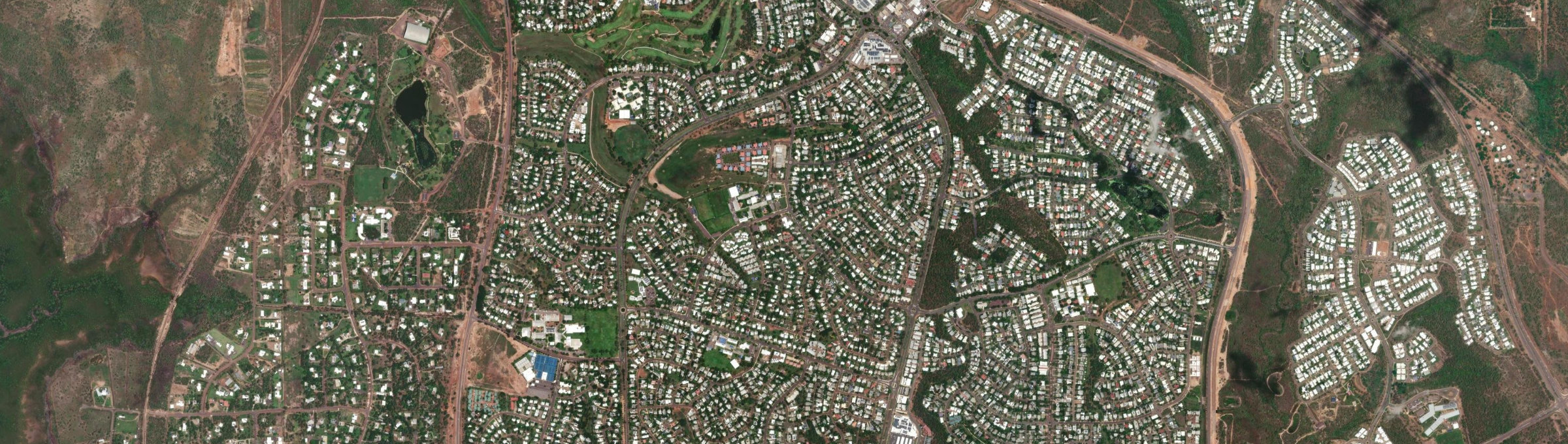 Aerial view of Gray (NT), NT