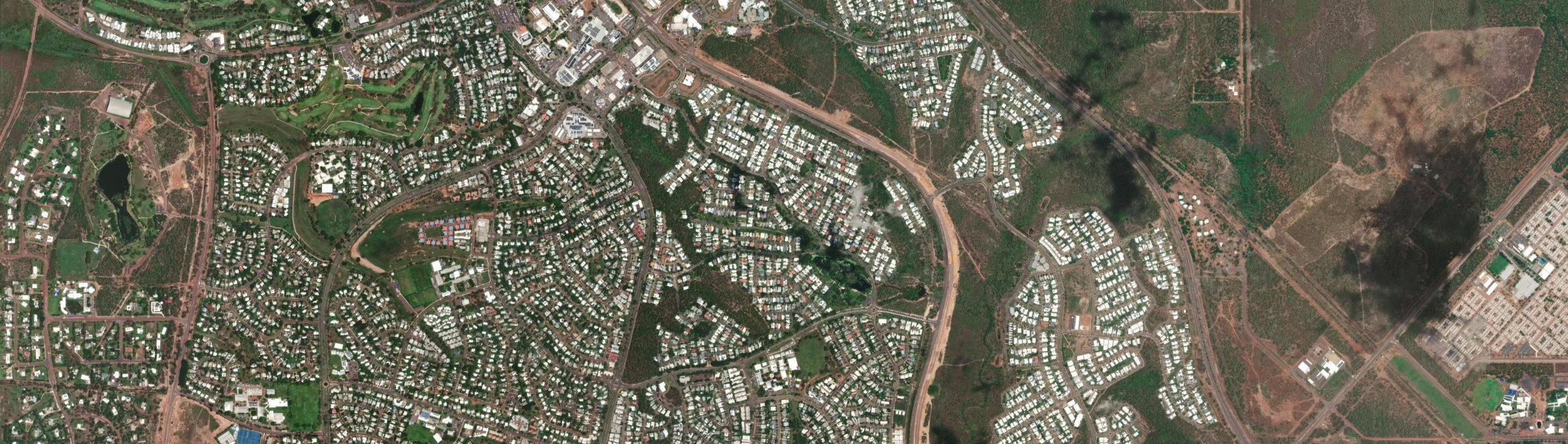 Aerial view of Gunn, NT
