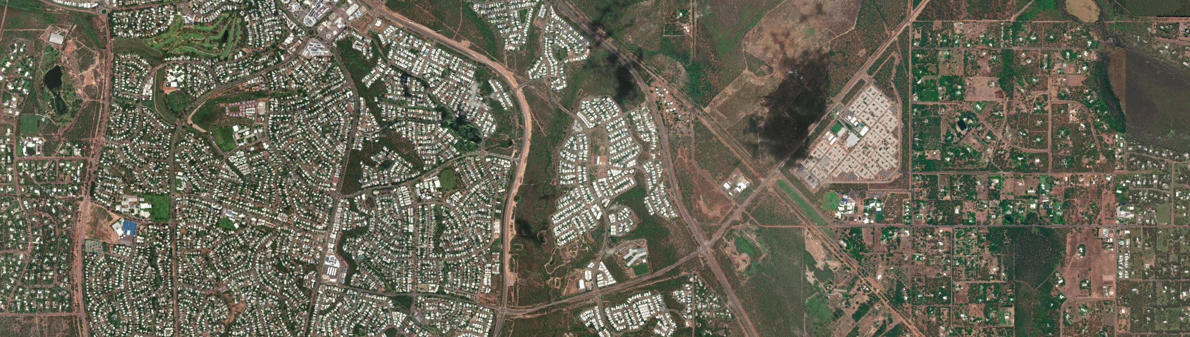 Aerial view of Johnston, NT