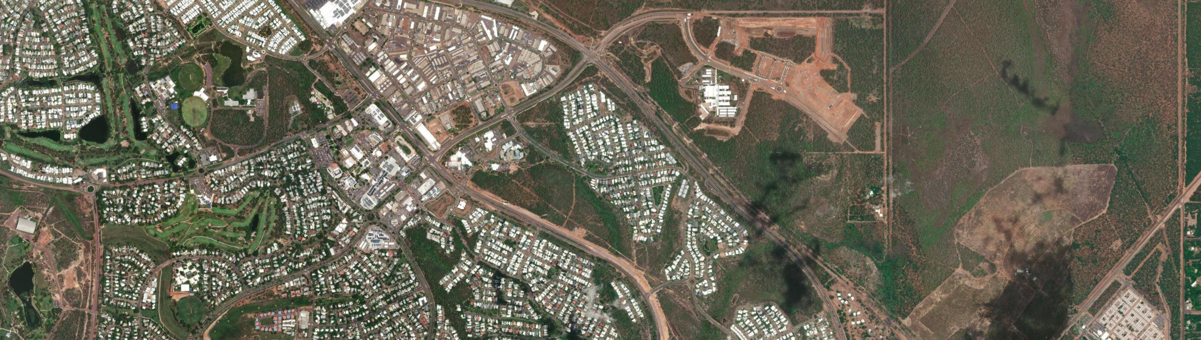 Aerial view of Farrar, NT