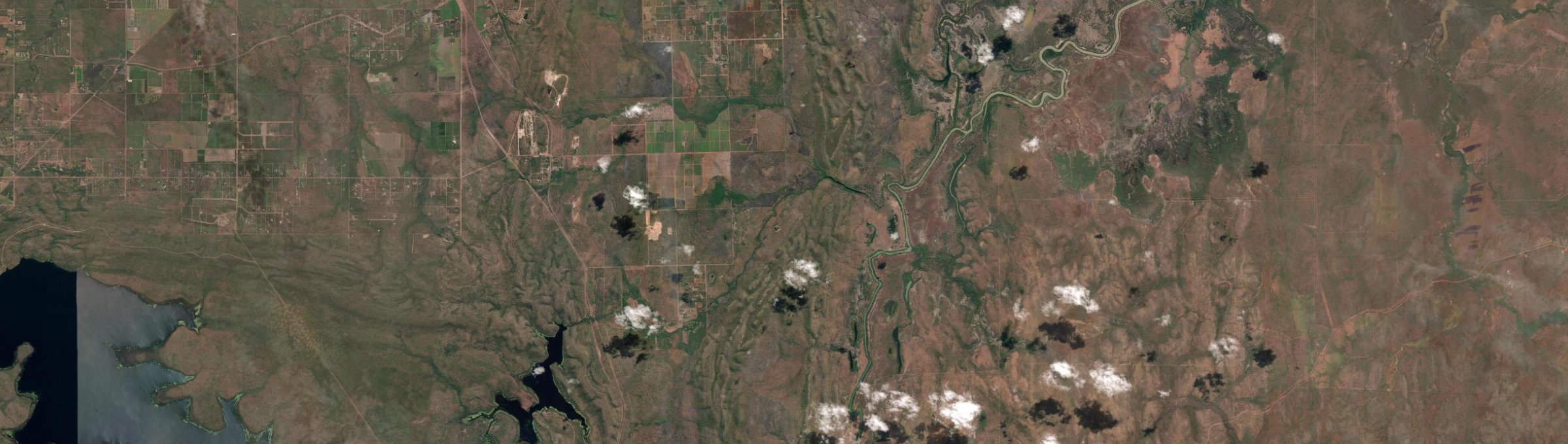 Aerial view of Manton (NT), NT
