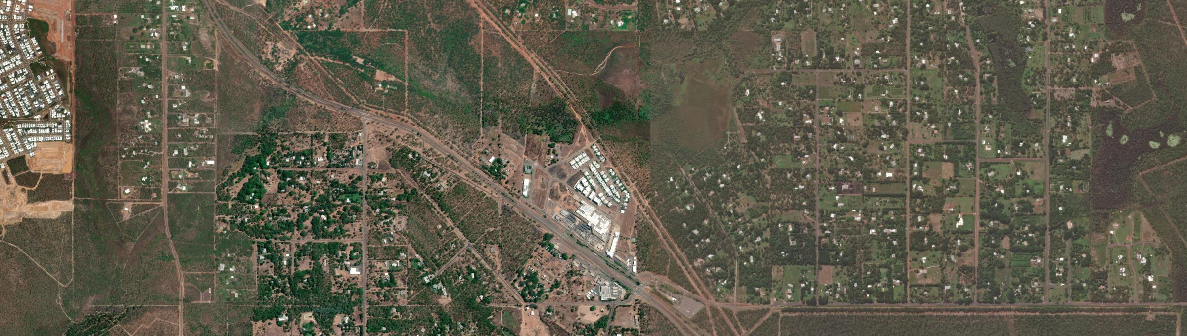 Aerial view of Coolalinga, NT