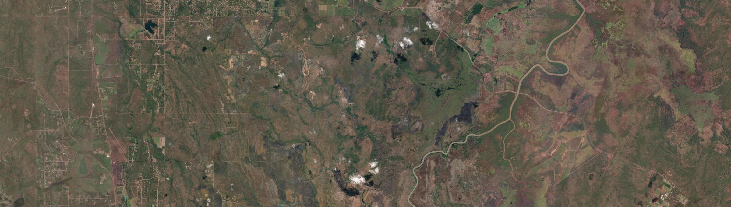 Aerial view of Wak Wak, NT