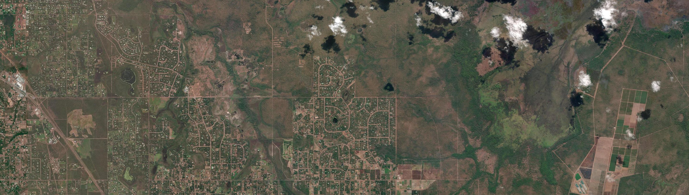 Aerial view of Herbert, NT