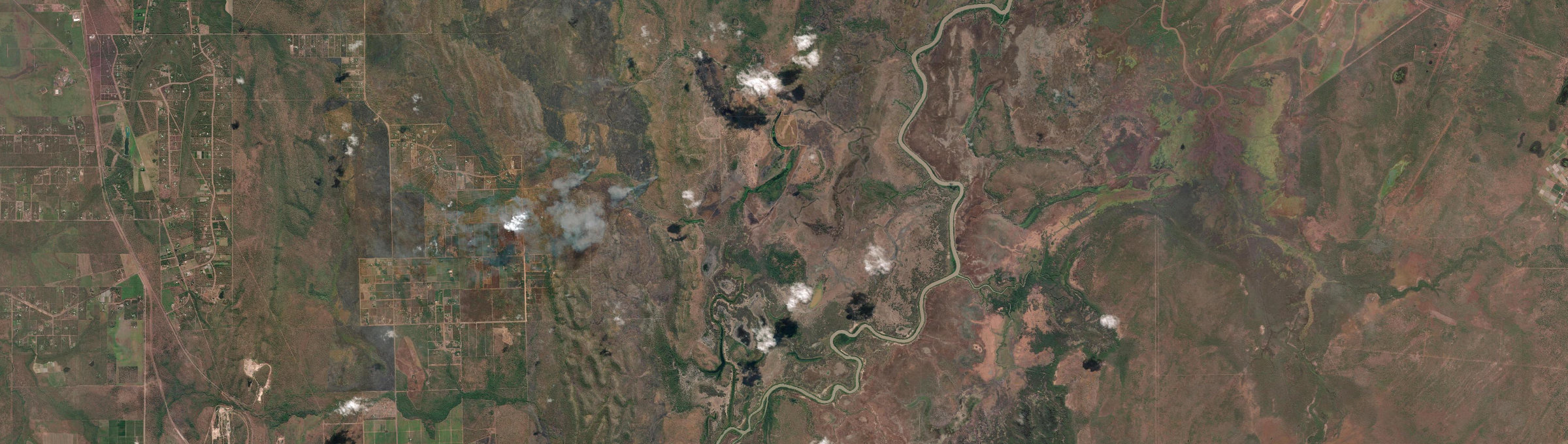 Aerial view of Daly, NT