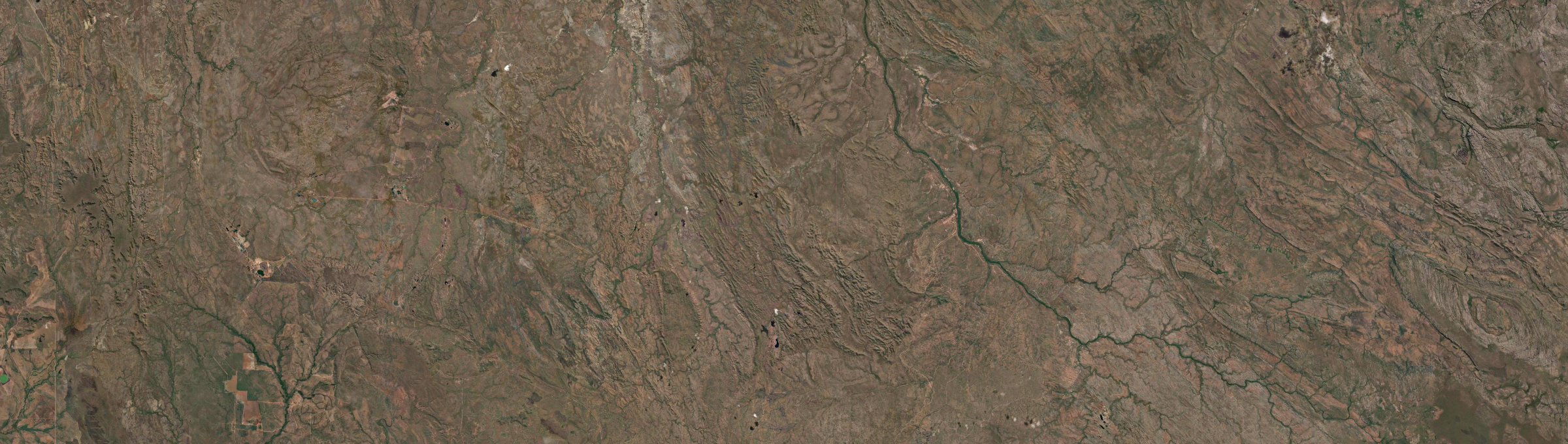 Aerial view of Burrundie, NT