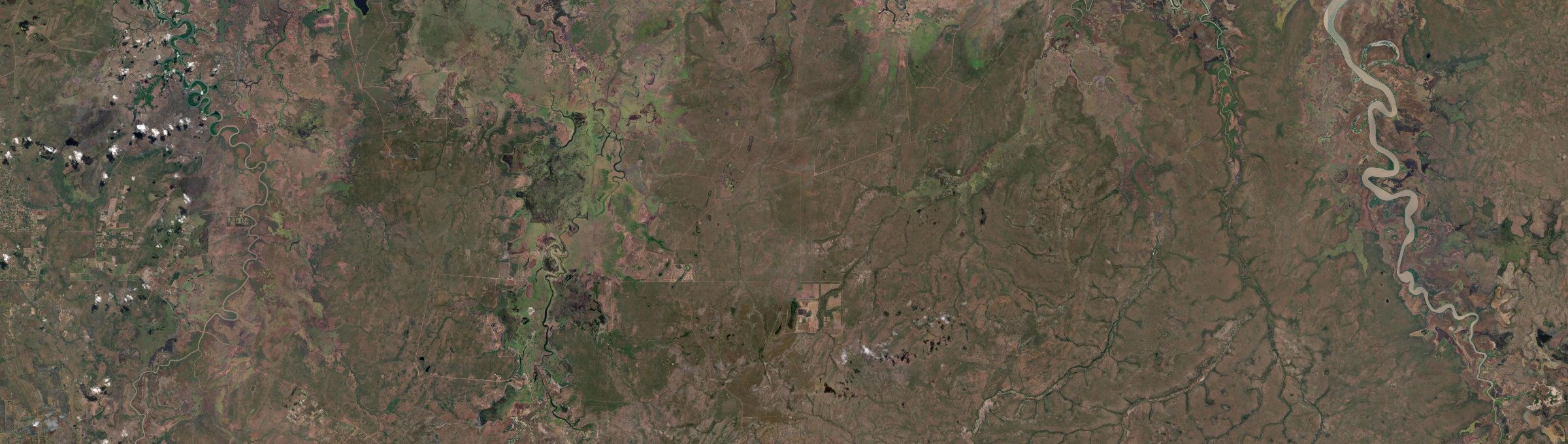 Aerial view of Point Stuart, NT