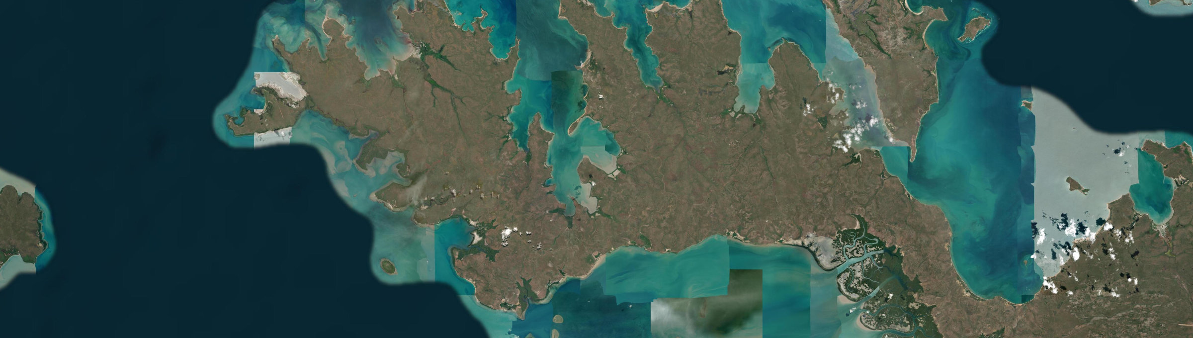 Aerial view of Cobourg, NT
