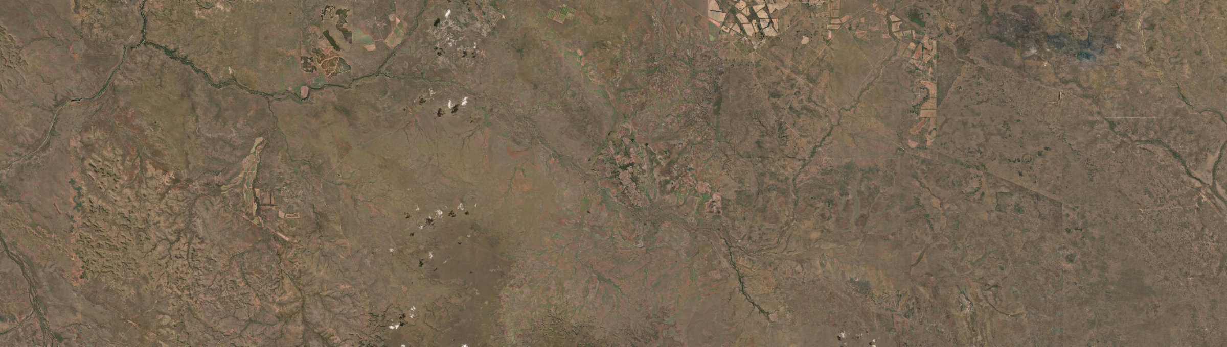 Aerial view of Manbulloo, NT
