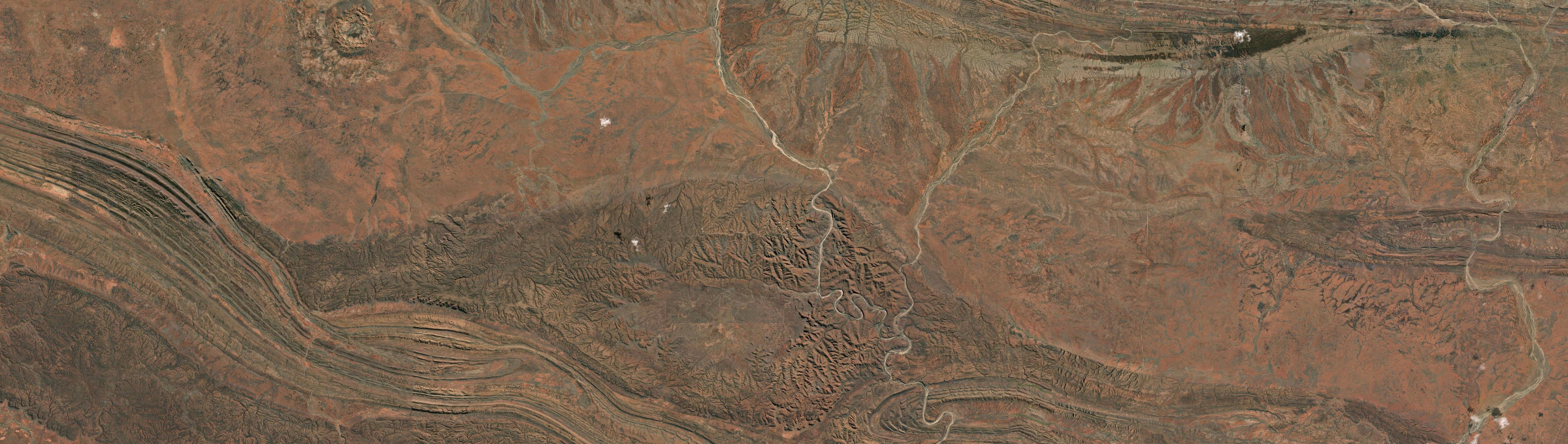 Aerial view of Namatjira, NT
