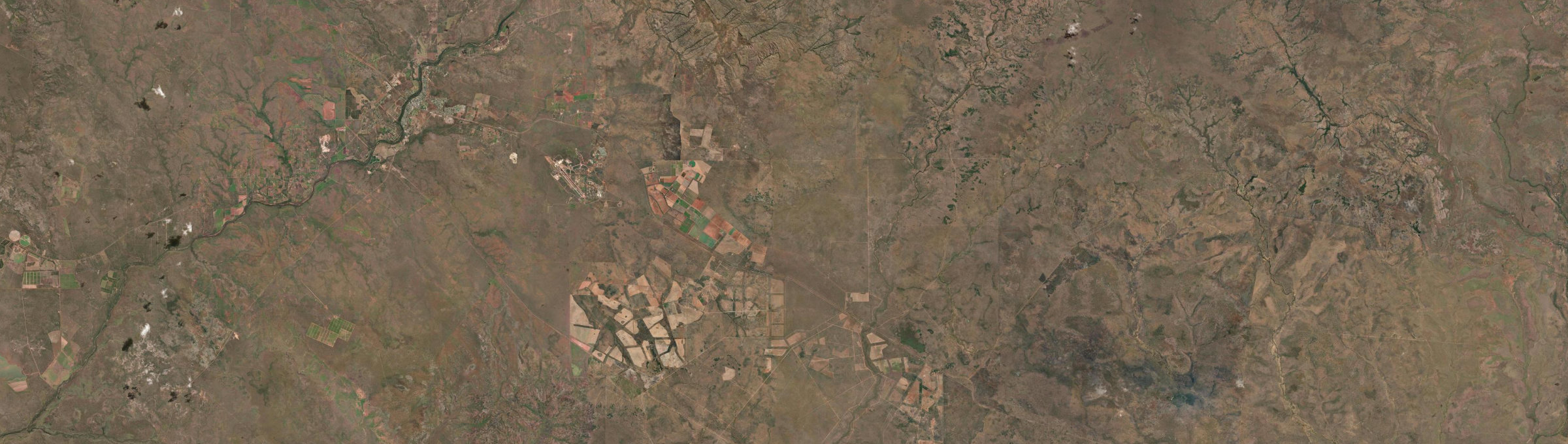 Aerial view of Venn, NT