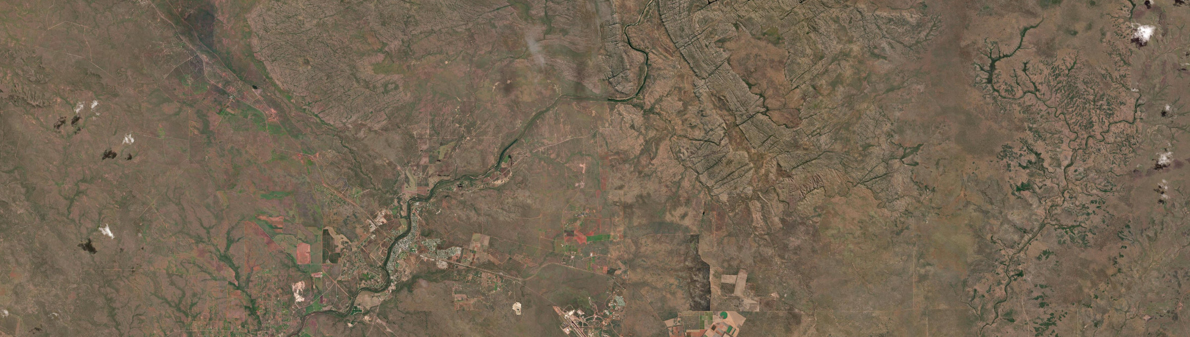 Aerial view of Lansdowne (NT), NT