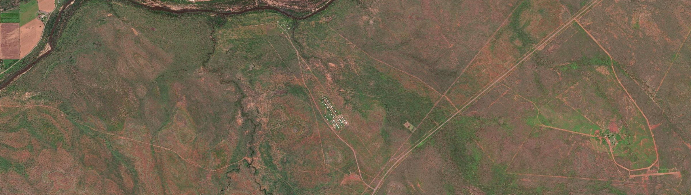 Aerial view of Binjari, NT