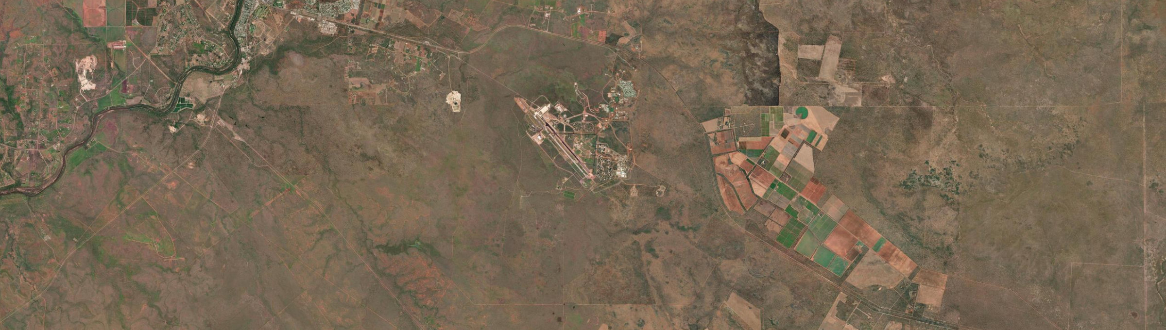 Aerial view of Tindal, NT