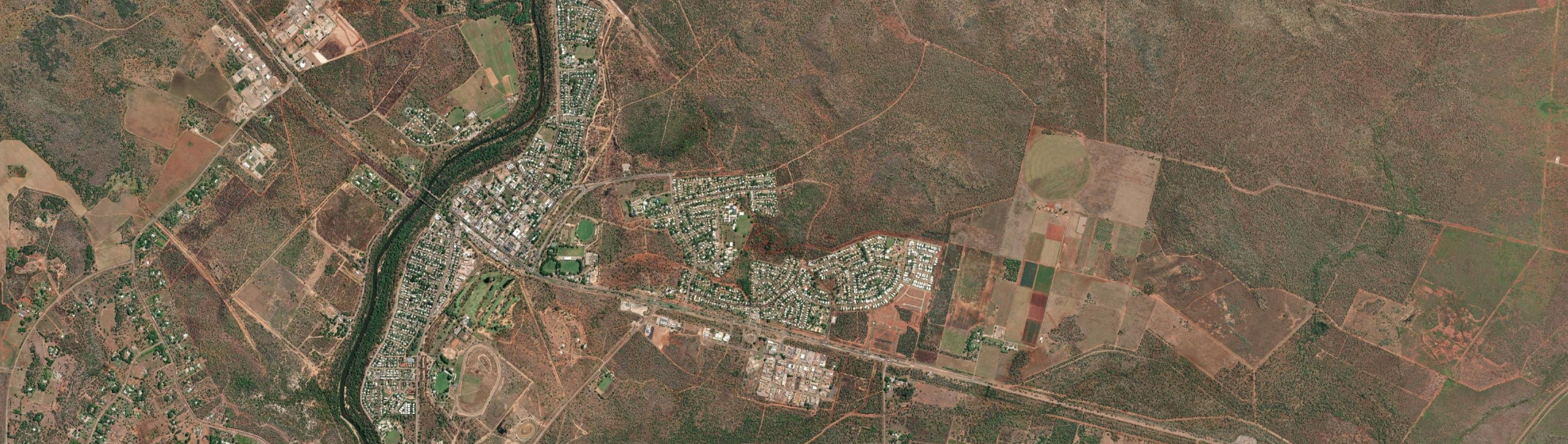 Aerial view of Katherine East, NT