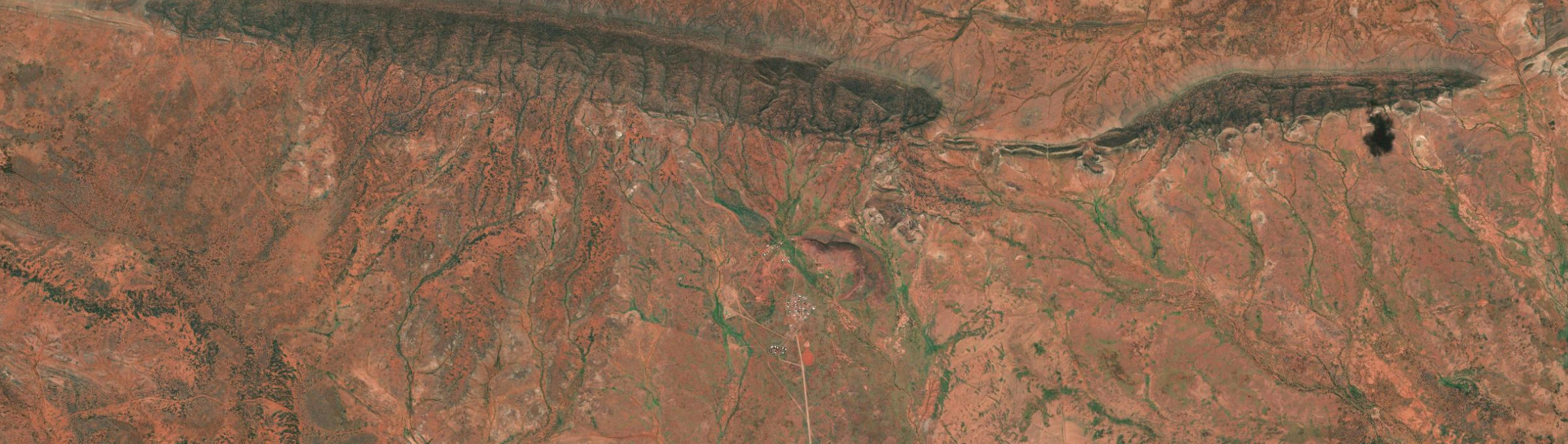 Aerial view of Imanpa, NT