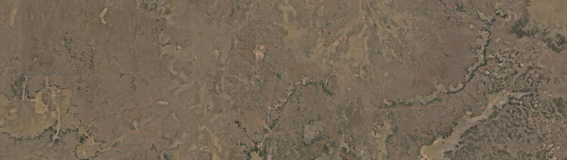 Aerial view of Birdum, NT