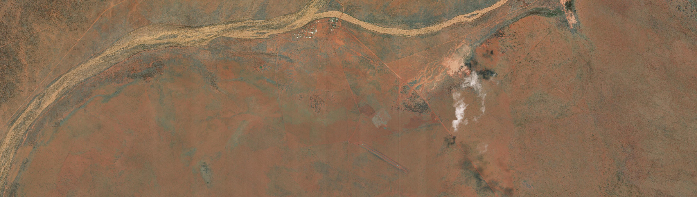 Aerial view of Willowra, NT