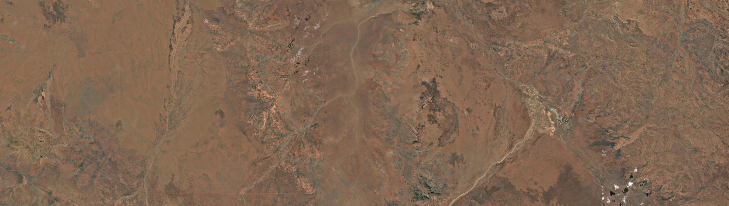 Aerial view of Anmatjere, NT