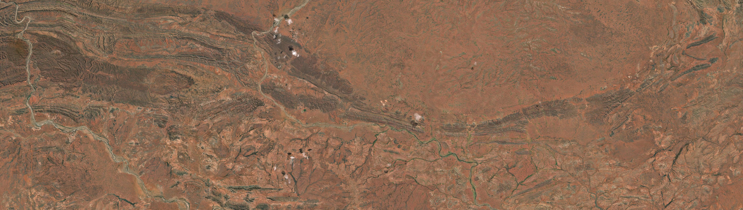 Aerial view of Hugh, NT