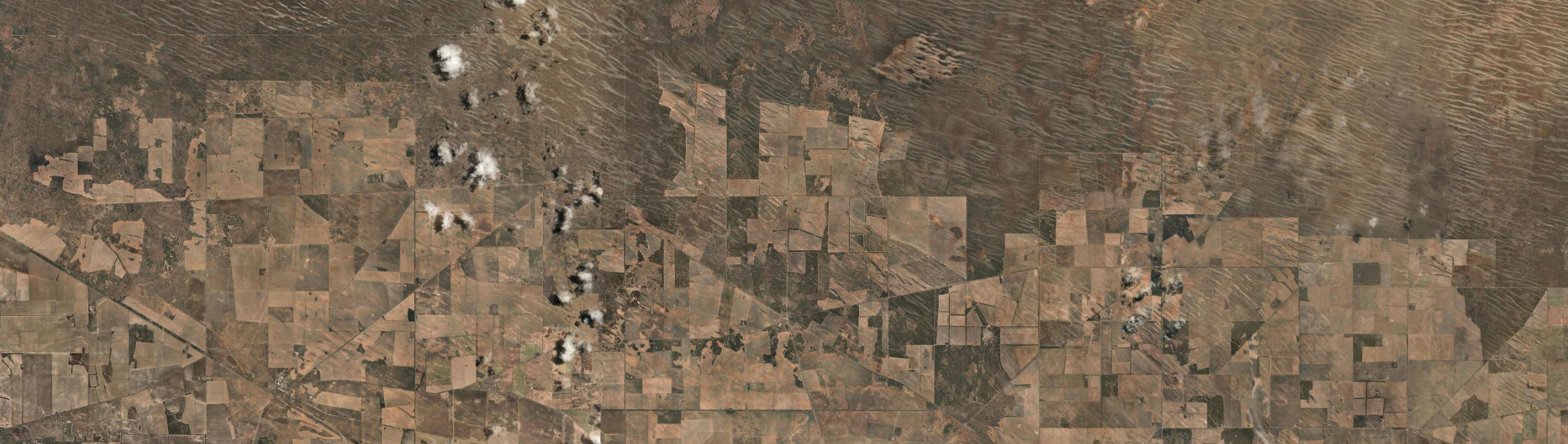 Aerial view of White Well Corner, SA