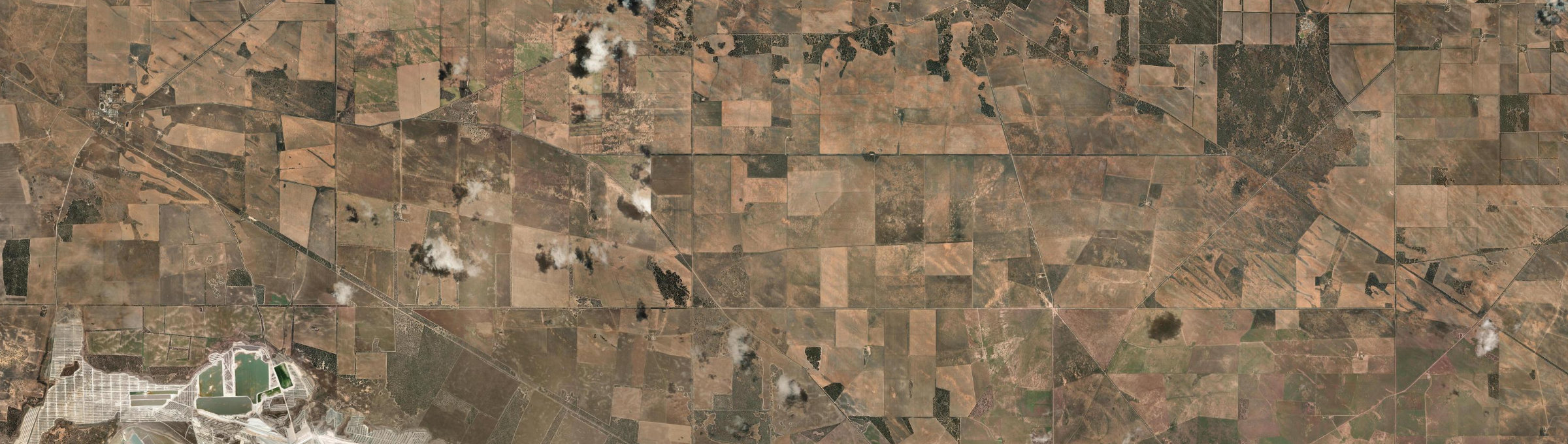 Aerial view of Watraba, SA