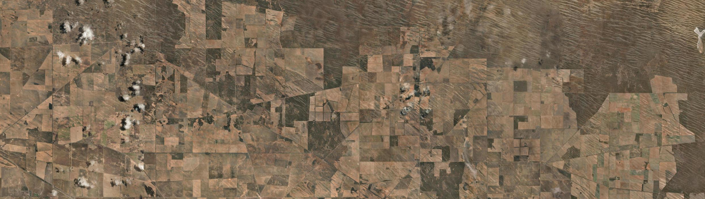 Aerial view of Koonibba, SA