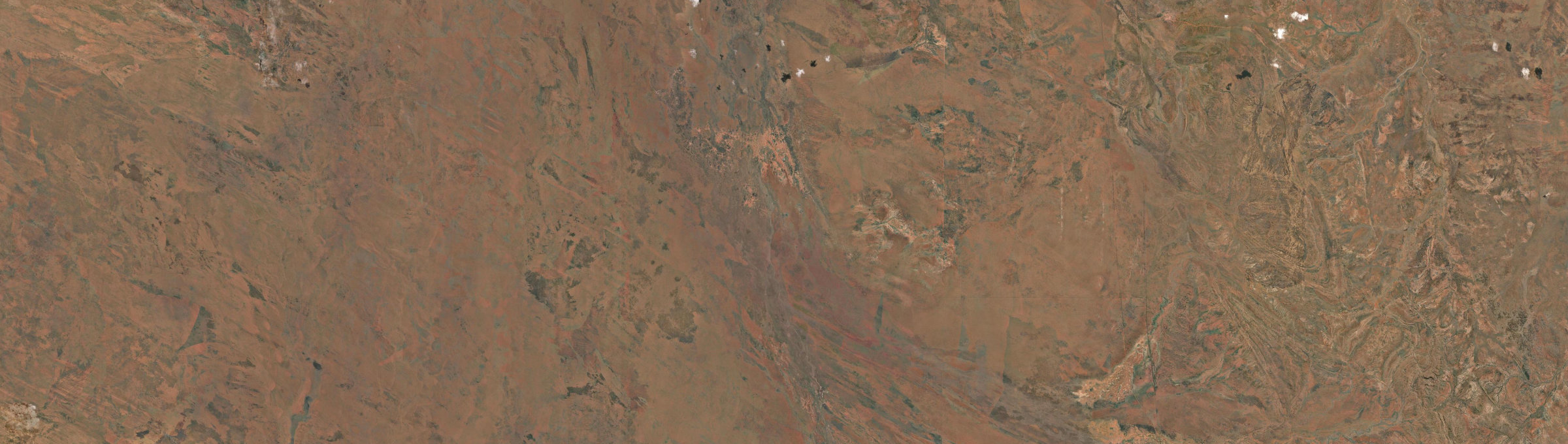 Aerial view of Warumungu, NT