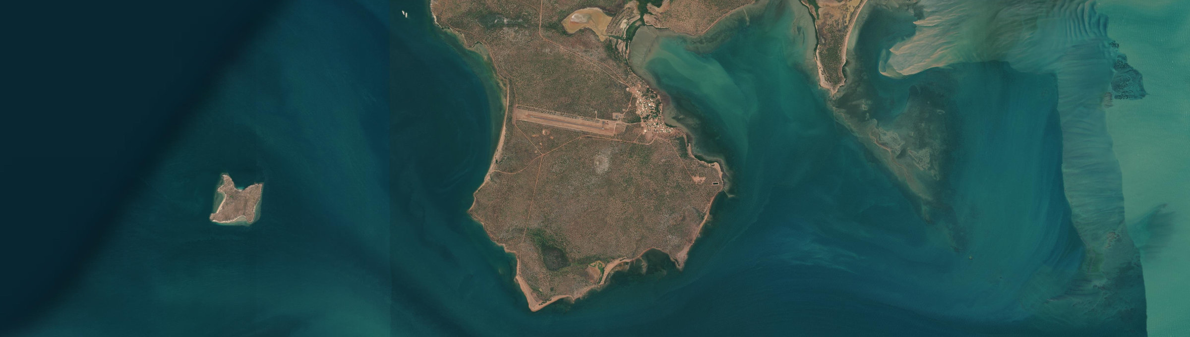 Aerial view of Warruwi, NT