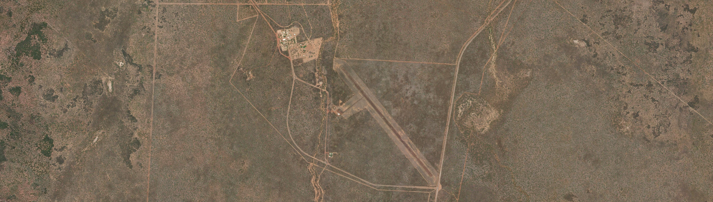 Aerial view of Daly Waters, NT