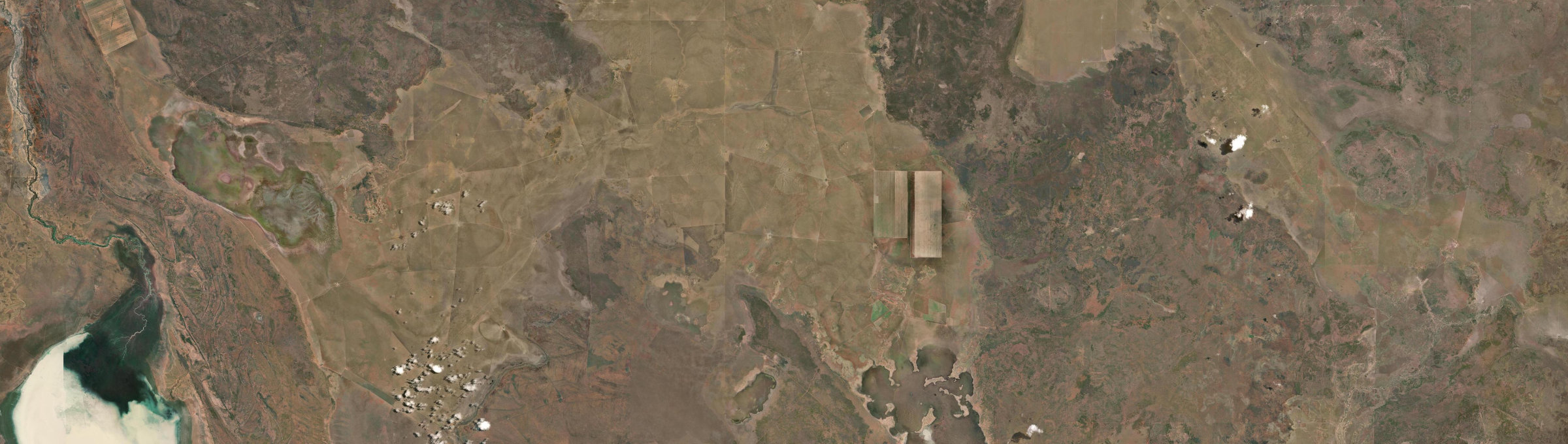 Aerial view of Pamayu, NT