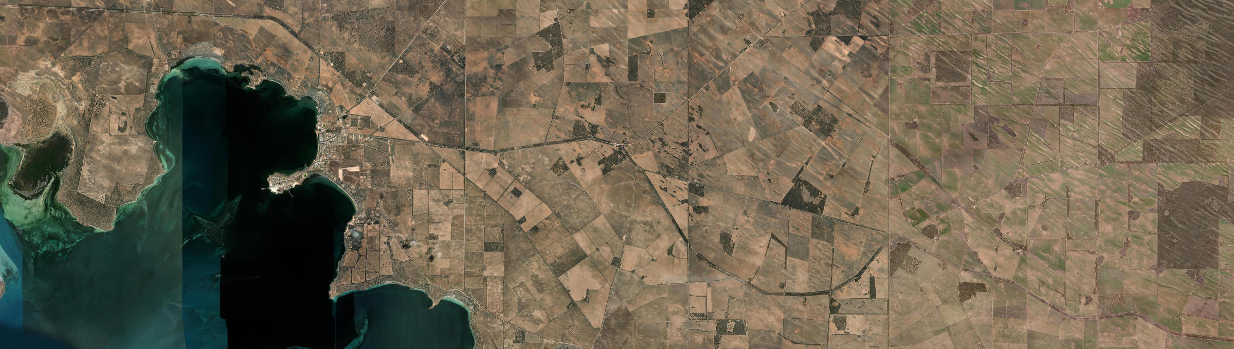 Aerial view of Merghiny, SA