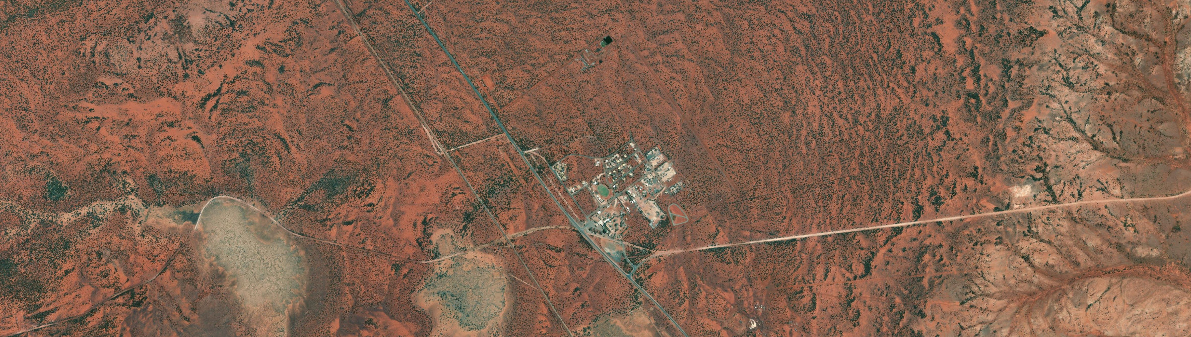Aerial view of Marla, SA