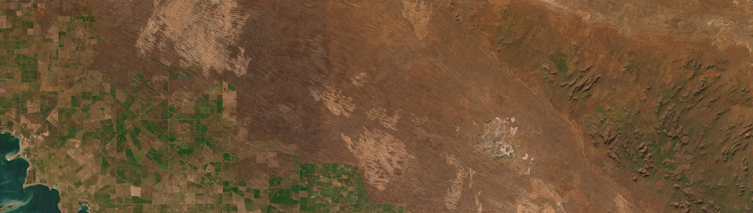 Aerial view of Pureba, SA