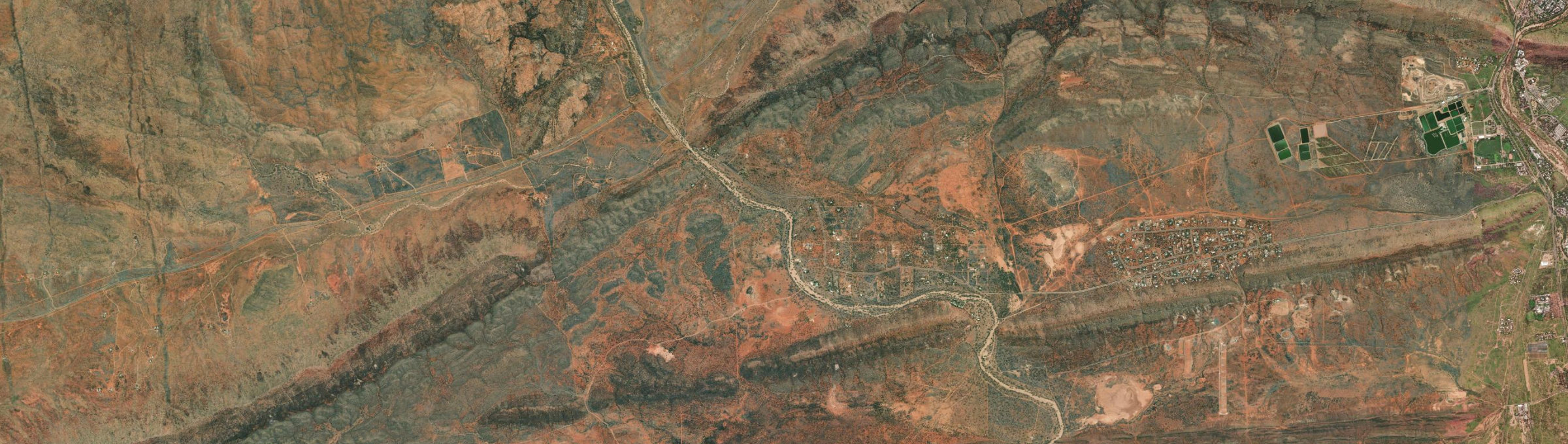 Aerial view of White Gums, NT